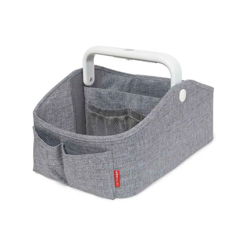 Skip Hop Nursery Style Light Up Nappy Caddy - Heather Grey